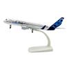 20 см Прототип Модель самолета A320 Металлическая копия Миниатюрный самолет с шасси Декор комнаты Сувенир Игрушка Коллекция авиации