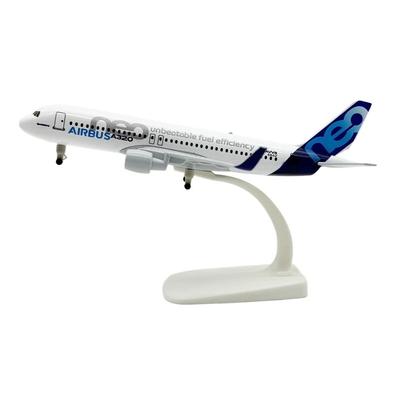 20 см Прототип Модель самолета A320 Металлическая копия Миниатюрный самолет с шасси Декор комнаты Сувенир Игрушка Коллекция авиации