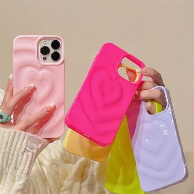Чехол для телефона с сердечком для Iphone 11 13 14 12 Pro Max 14promax 13promax 12promax 14pro 13pro, силиконовые мягкие чехлы из ТПУ на заднюю панель