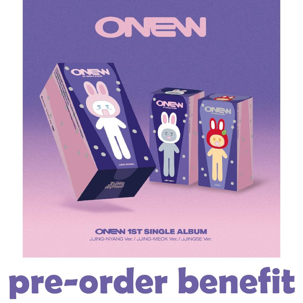 Предзаказ ONEW 1-й сингл-альбом Chakgak LONG JJING-NYANG-MEOK-SE версия. и почта