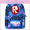 Прочный холщовый рюкзак Roblox для мальчиков со звездным дизайном и вместительным отделением