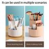 Plastic Pen Holderizer Rotatable Makeup Brush Organizer Box Household Pen Holder