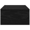 Monitor Stand in Black Oak Finish 42 x 24 x 13 cm Engineered Wood