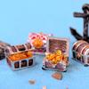 Resin Gold Coin Treasure Chest Aquarium Mini Cartoon Mediterranean Seabed Ornament Non-safe Decoration For Home Office Perfect Gift