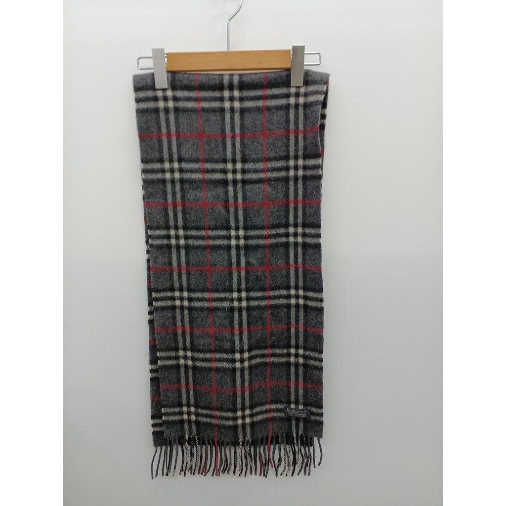 Б/у Шарф BURBERRY 100% Кашемир Nova Check СЕРЫЙ