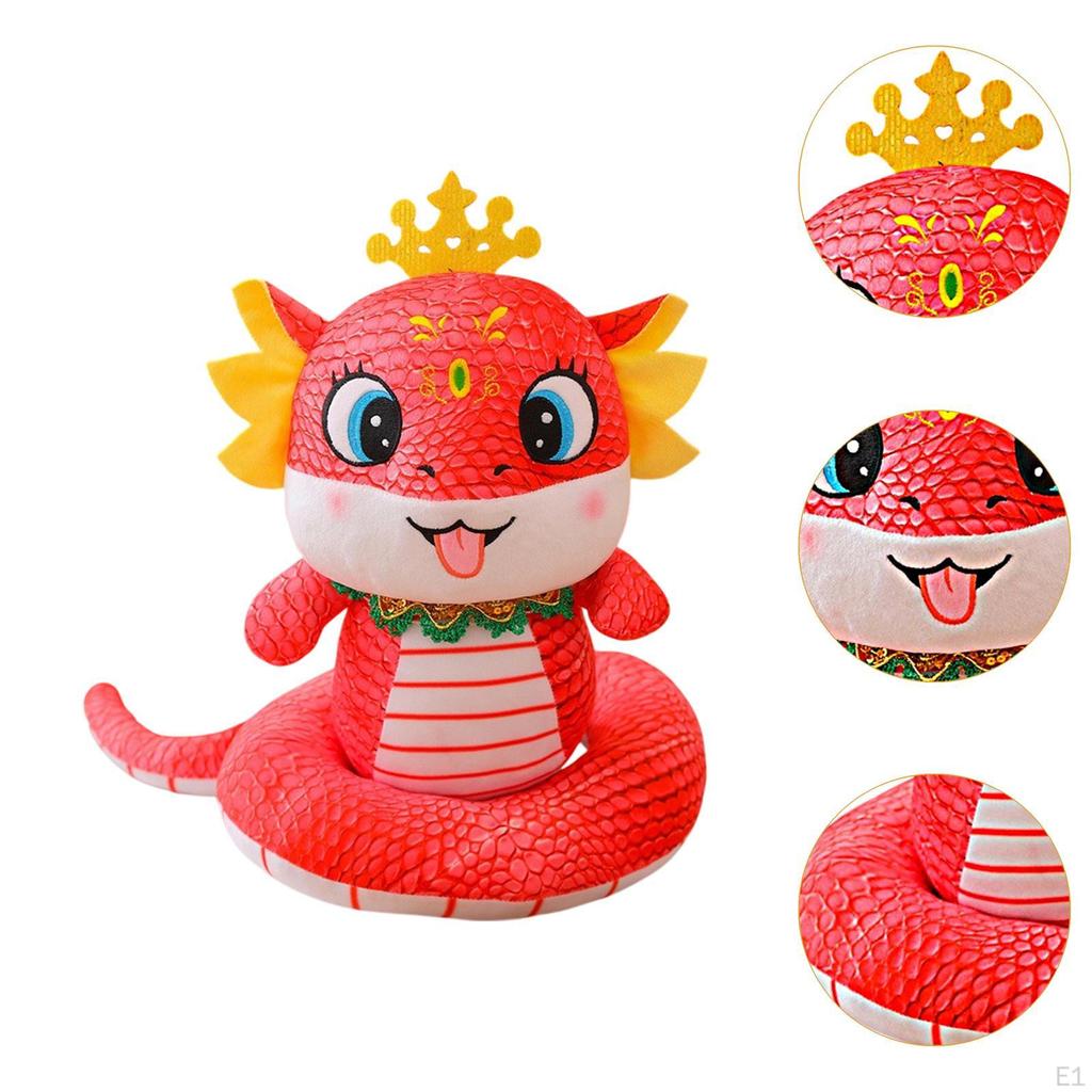 Китайский Год Змеи Плюшевая Игрушка Украшение Новоселье Подарок Новинка Мультфильм