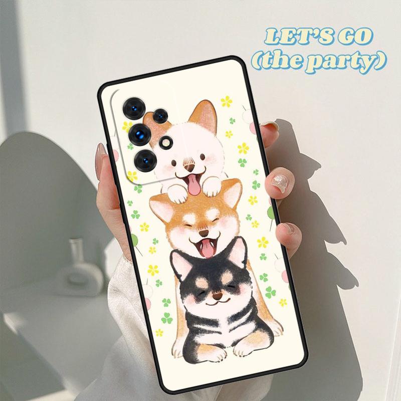 Чехол для телефона с изображением собаки Сиба-ину Для Samsung Galaxy A42 A31 A40 A51 A71 A32 A80 A91 A52 A72 A73 A20e A21S A50 A70 A11 A12