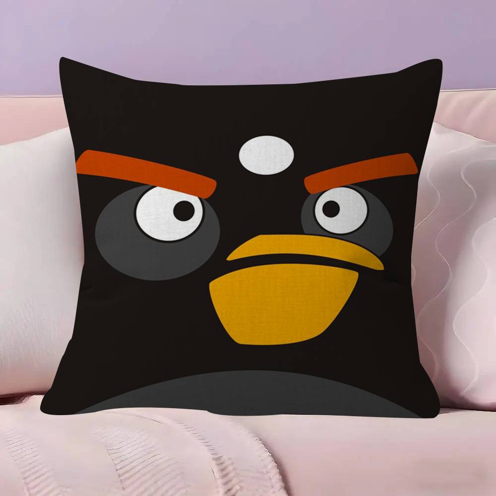 Animation AAAngry Birds Cartoon Pillow Cushion Cover Pillowcase Living Room Sofa Home Decor Customized