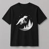 Moon Ride T-Rex Tee – Vintage Dinosaur Bike Graphic T-Shirt