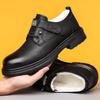 New Martin Boots Fashion Leather Shoes Velcro Casual Men's Shoes Versatile Trend Men's Shoes
