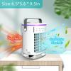 Portable Water Cooling Fan Small Air Humidifier Air Conditioner Water Mist Cooling 4 Speed Fan With Night Light For Home Office
