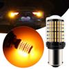 1pc Auto BAU15S 7507 Turn Signal Light PY21W 5009 No 24V Amber 144SMD Bulb 18W Error Signal Tur C9M6