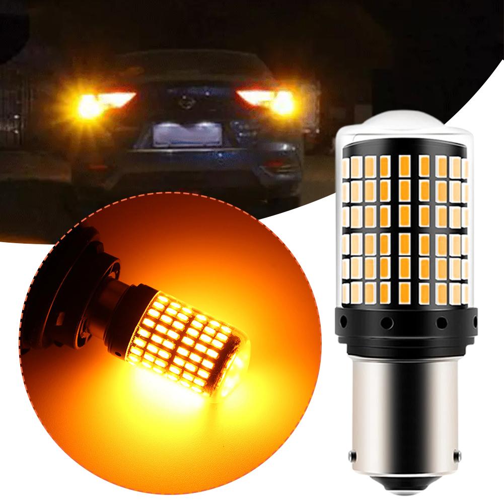 1pc Auto BAU15S 7507 Turn Signal Light PY21W 5009 No Turn Bulb Led Blinker Bulb Amber 18W 24V 1 H7H0