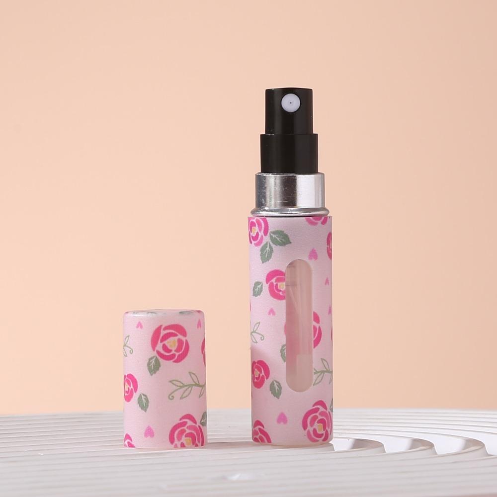 Empty Mini Perfume Bottle 5ML Perfume Atomizer Bottle Portable Spray Rotating Bottle for Women