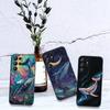 Чехол 'Космический Океанский Кит' Для Samsung Galaxy Чехол S25 S23 S22 S21 S30 S20 S10 Ultra Plus FE ТПУ Мягкая Крышка
