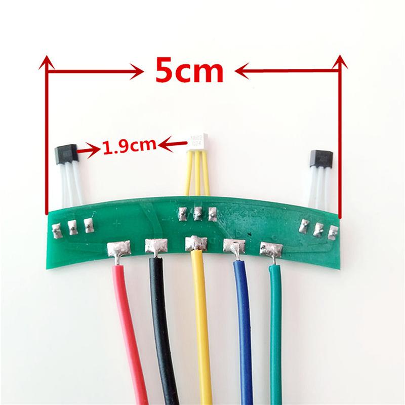 2-колесный электромобиль датчик Холла двигателя с бортовым кабелем 213 датчик Холла двигателя 60 градусов для элемента E-Bike