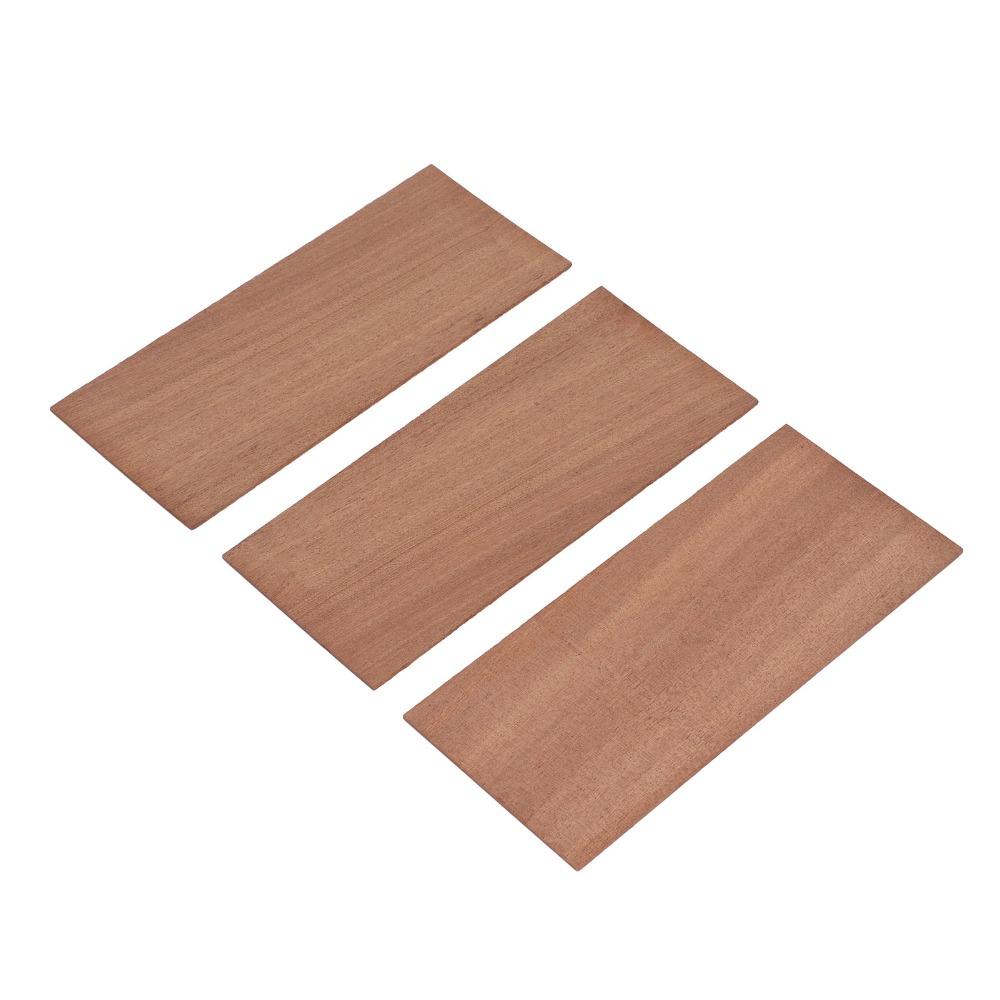 3PCS 200 x 90mm(7.87 x 3.54in) Guitar Headplate Wood Color Guitar Head Veneer For Guitar Headstock