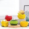 Hand Painted Fruit Flower Pot Ceramic Succulent Pot Planter Home Decor Indoor Decoration Desktop Ornaments Bonsai Plant Pot