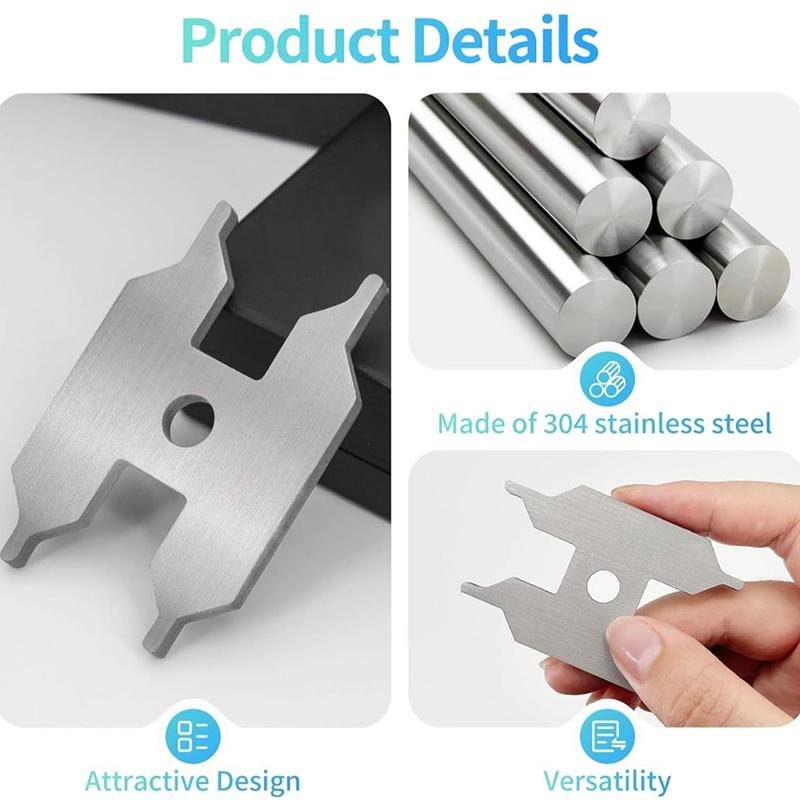1PC stainless steel Universal Key For Cartridge Cover Easy To Replace Filter Household Faucet Filter Cover Removal Tool
