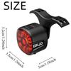 6 Modes Bicycle Brake Sensing Rear Bike Light Intelligent Brake Tail Lamp  Nightrider