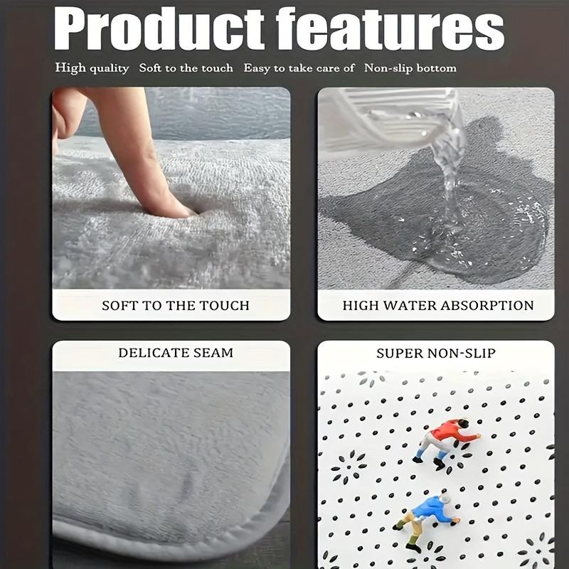 1 шт. Коврик для пола с узором подсолнуха, Современный кухонный полиэстеровый коврик, Нескользящий, Цветной ковер для помещений, Для домашнего декора ванной комнаты, спальни, гостиной