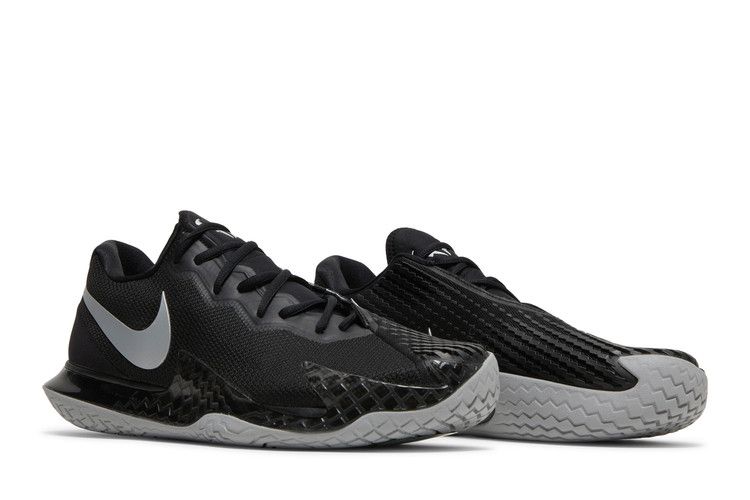 Men's Sneakers Nike Zoom Vapor Cage 4 Rafa 'Black Metallic Silver'