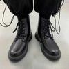 Лакированная кожа Мужские туфли на платформе Черный Яркий Верх Мужские Ботинки Повседневная Обувь Высокого Качества Распродажа Горячая Распродажа Размер 44 Мода