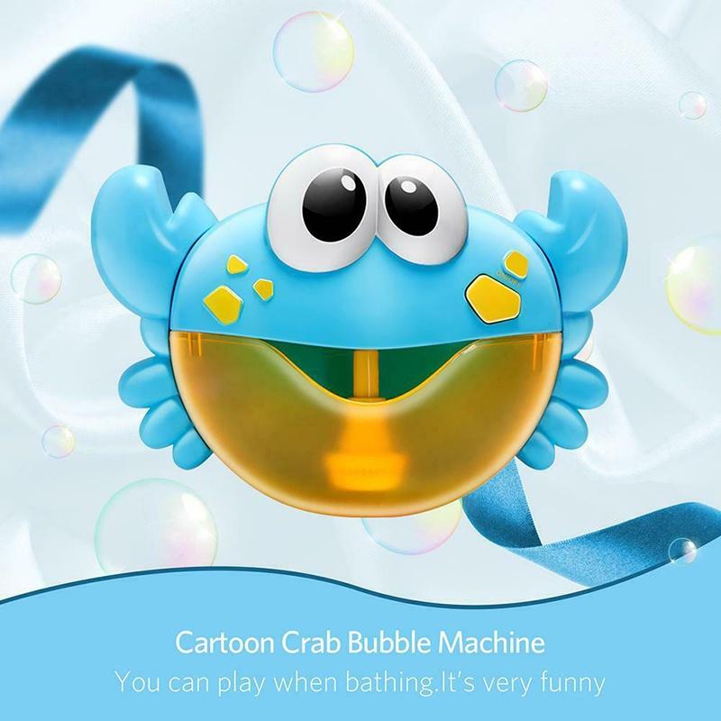 Premium Quality Crab Bubble Maker And Music Toy For Baby Bath Time Entertainment