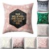 Gold Shining Home Decor Car Seat Peach Skin Cashmere Cushion Cover Pillow Cases Geometric Printed
