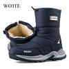 Winter Men's Boots 2024 New Winter Shoes Men Snow Boots Waterproof Non-slip Thick Fur Winter Boot For -40 Degrees Platform Boots