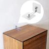 2Pcs Furniture Anti-falling Device No Drilling Required L Bracket Transparent Seamless Adhesive Wall Anti Tip