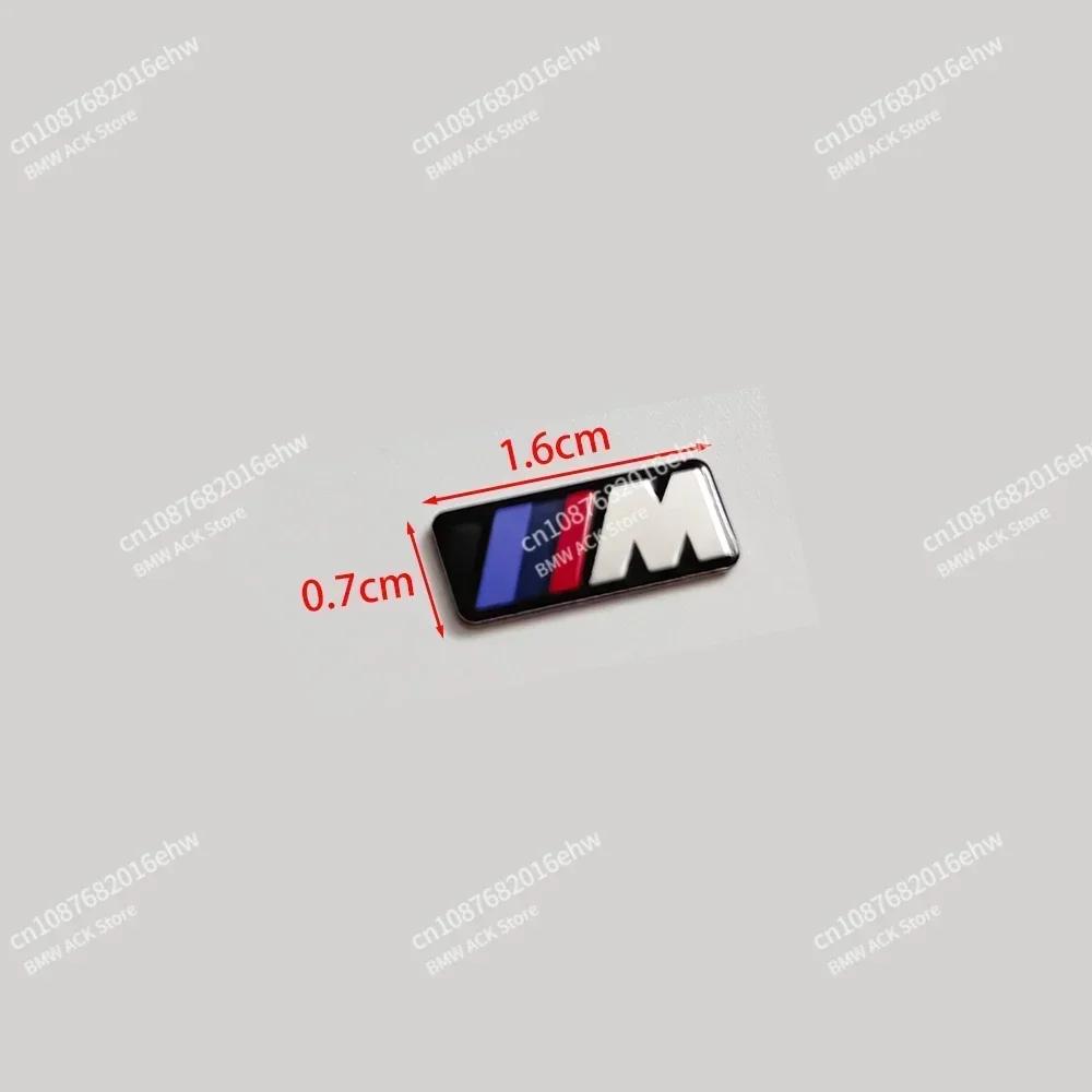 BBJA7 ForBMW M logo E39 E38 E90 E60 F30 F20 X1 X3 X5 M Logo Car Steering Wheel Hub Caps Center Emblem Badge Sticker DIY Sticker