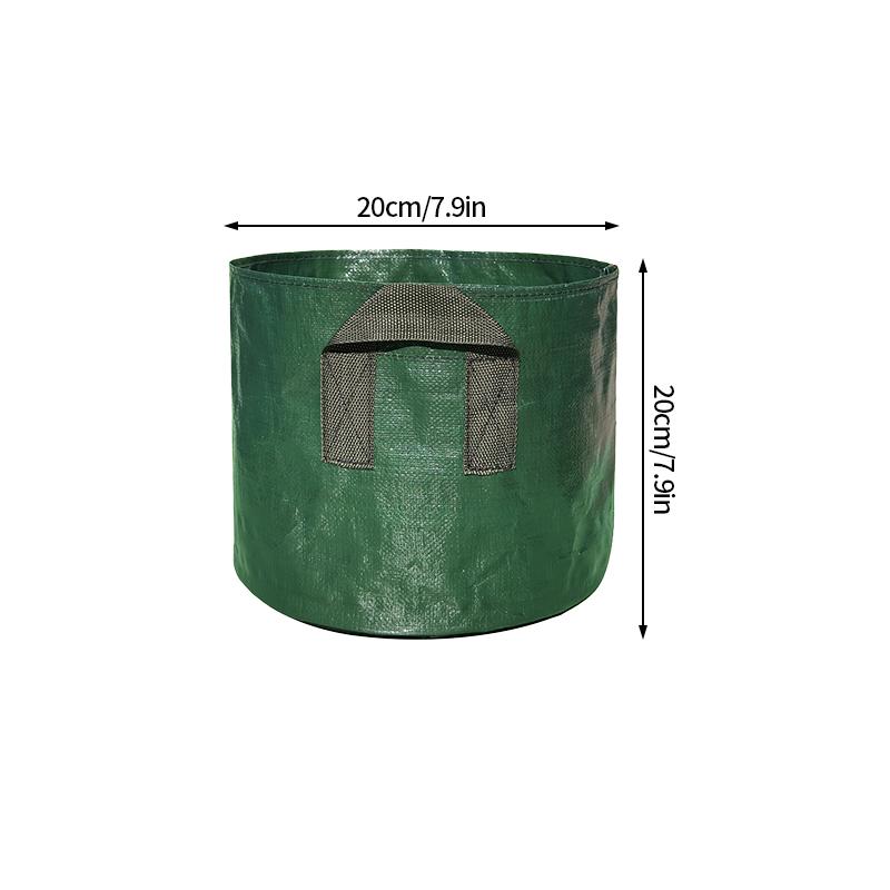 3/5/7/10 Галлонов ПЭ Мешок для выращивания овощей Мешки для выращивания растений Утолщенные мешки для выращивания Мешок для растений картофеля и лука Уличные садовые горшки