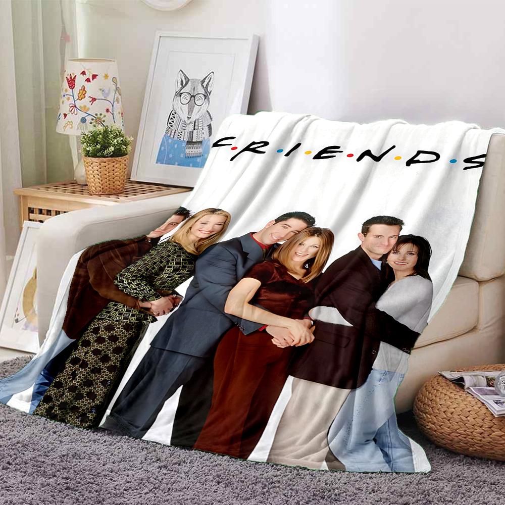 Friends Forever Together Blanket Soft Throw Blanket For Home Bedroom Bed Sofa Travel Office Solid Christmas Blanket
