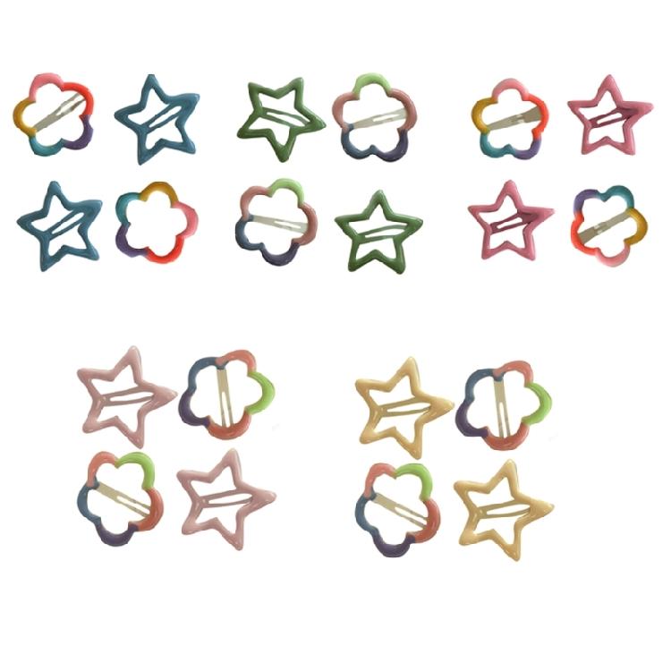 Забавная заколка-звезда 2000-х годов, японская боковая заколка для волос, инструмент для укладки волос для девочки, боковая заколка-цветок, детское украшение для волос для девочки