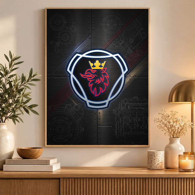 Scania Diamond Painting Kit 5D Full Drill DIY Diamond Mosaic Wall Art Home Decor