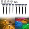 6/4/2PCS Solar Outdoor Lights Garden Lamp Solar Powered Waterproof Landscape Path Outdoor for Yard Backyard Lawn Patio Decorative