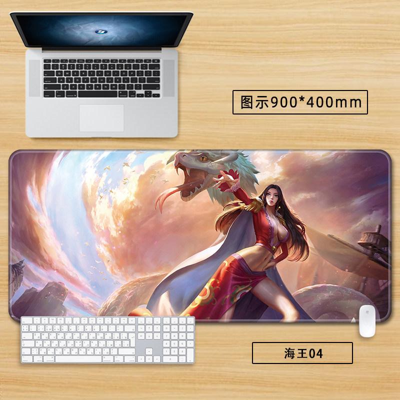 High Definition Printed New Boys Office ONE PIECE Leather Mouse Pad Anime Game Roronoa Zoro Computer Keyboard Desktop Table Mat