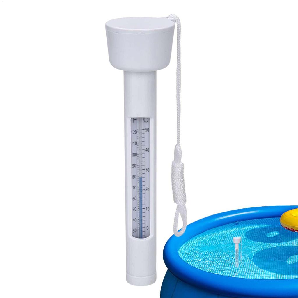 Waterproof Pool Temperature Gauge Floating Water Temperature Measuring Tool Pond Water Temperature Sensor For Swimmers Backyard