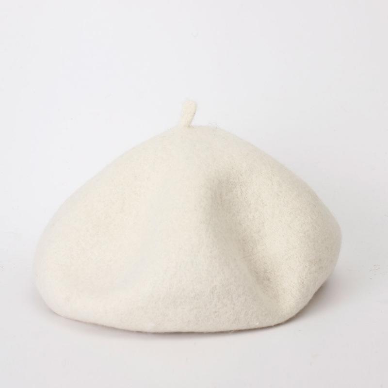 Берет Осень Зима Женский Тыква Бутон Шляпа Повседневная Шерстяная Теплая Шляпа