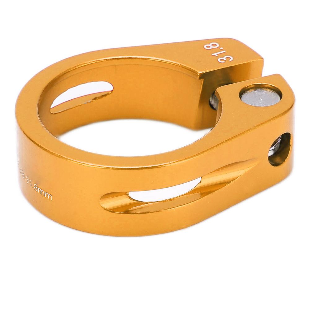 Bicycle Seat Tube Clamp Mountain Road Bike Lock Seatpost Aluminum Alloy Seat Tube ClampGold