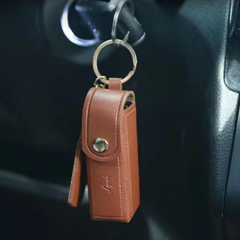 1PC Portable Glitter Lipstick Bags Wallet Keychain Mini Storage Bag for Women Gift Solid Color Lipsticks Protective Cover