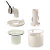 Washing Machine Waterproof Pan Drain Replacement Kit 2 Ivory White Tornado Stream Garbage Receptacle Garbage Odor Prevention Perforated Trap Made In