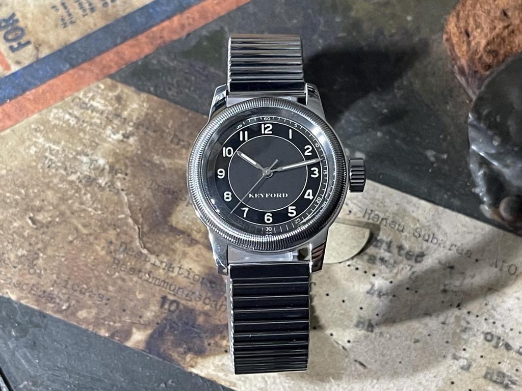 Военные часы с циферблатом в стиле смокинг, серые часы с циферблатом в стиле смокинг, серый удлинительный ремень [MRMW] Мужские