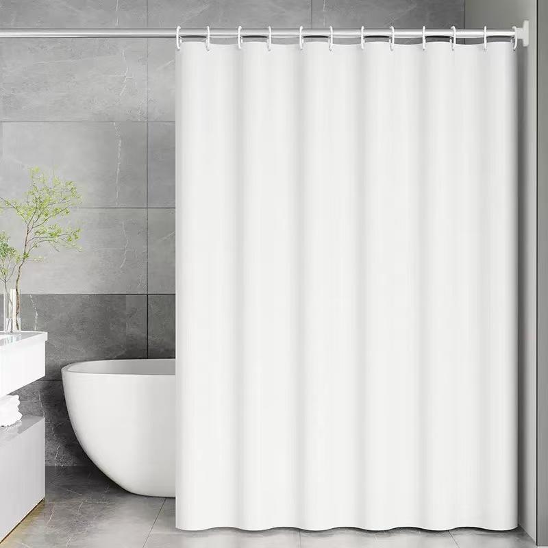 Premium PEVA Shower Curtain Liner Waterproof Opaque with Metal Grommets Silky Soft Feel