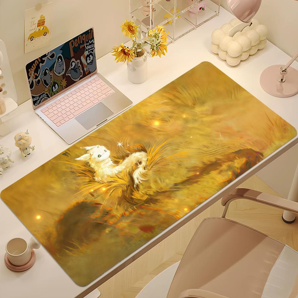 Cartoon Bbabadoll Mouse Pad Large Nonslip Lockedge Desktop Computer Desk Mat Keyboard Writing Mousepad Office Gamer Student