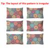 Simple 3-Piece Modern Bohemia Pattern Matte Three Piece Fitted Sheet Set, Bedroom Printed Bed Cover Set, Bedding