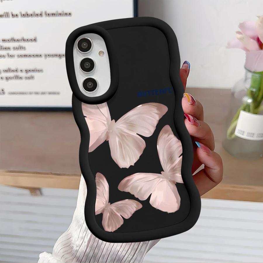 Soft Phone Cover Case for Samsung Galaxy A12 A16 A11 A13 A15 A52 A21s A14 A03 A33 A23 A22 A05 A06 A53 A04 Printed Butterfly