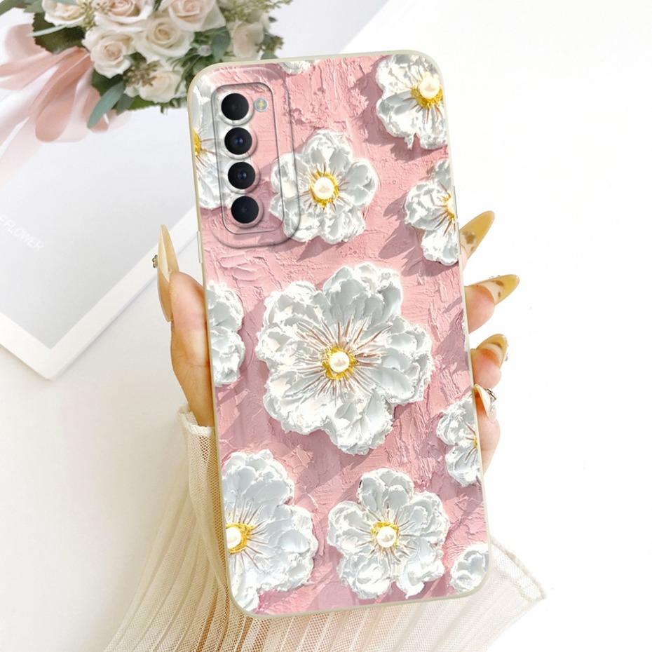 Cute Printed Phone Case For OPPO Reno4 Pro / Reno4 Soft Silicone Shockproof Cases For Oppo Reno 4 4Pro 4G Covers Bumpers