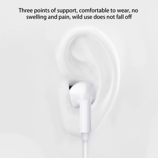 Проводные наушники-вкладыши с микрофоном, компьютерная игровая гарнитура с регулируемой громкостью для iPhone, Android, Huawei